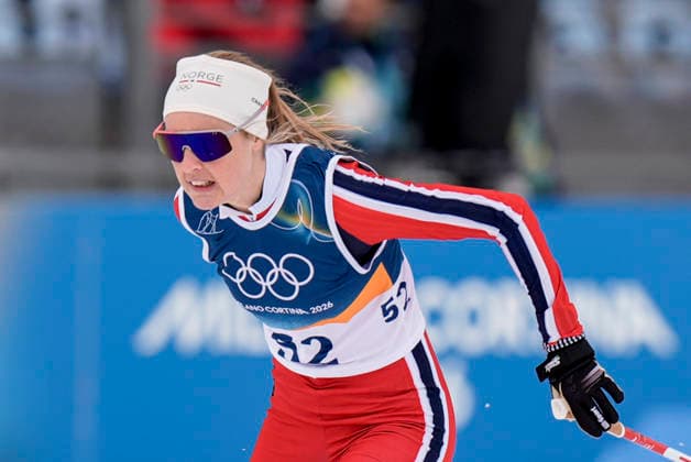 Winter Olympics in Milan Cortina 2026 Val di Fiemme, Italy 20260212. Karoline Simpson-Larsen from Norway during the women s cross-country 10 km skating at Lago di Tesero during the Winter Olympics in Milano Cortina 2026. Photo: Terje Pedersen NTB Val di Fiemme Italy EDITORIAL USE ONLY. RESTRICTED USE FOR BETTING COMPANIES Ref:_SPOgxdnIejaw-8.jpg *** Winter Olympics in Milan Cortina 2026 Val di Fiemme, Italy 20260212 Karoline Simpson Larsen from Norway during the women s cross country 10 km skating at Lago di Tesero during the Winter Olympics in Milano Cortina 2026 Photo Terje Pedersen NTB Val di Fiemme Italy EDITORIAL USE ONLY RESTRICTED USE FOR BETTING COMPANIES  Copyright: xTerjexPedersenx xNTBx