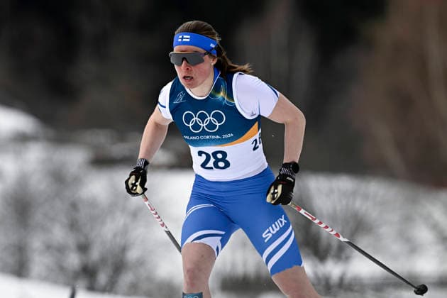 LKS 20260212 Krista Pärmäkoski of Finland during women s Cross-Country Skiing 10km Freestyle event at the Milano Cortina Winter Olympics at the Tesero Cross Country Skiing Stadium on February 12, 2026. - RONI REKOMAA Tesero Italy g-jHouJoo6M  Copyright: xRonixRekomaax g-jHouJoo6M