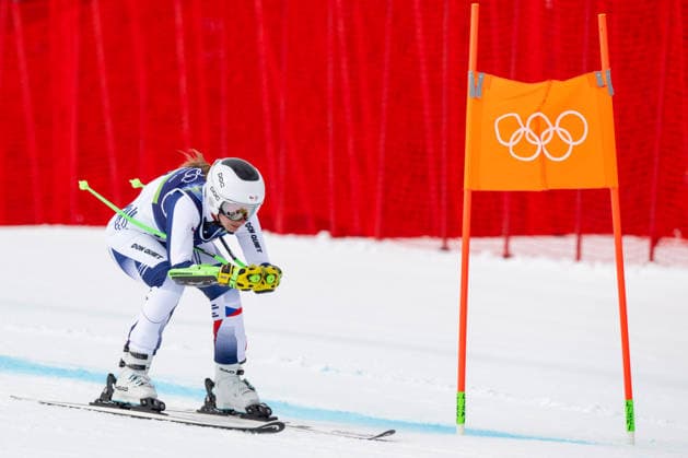 XXV Winter Olympic Games, Olympische Spiele, Olympia, OS in Cortina d Ampezzo, Italy, on February 12, 2026. Alpine Skiing Women s Super-G. Alena Labastova from Czech Republic. (CTKxPhoto OndrejxDeml) CTKPhotoP2026021205654  CTKPhotoP2026021205654