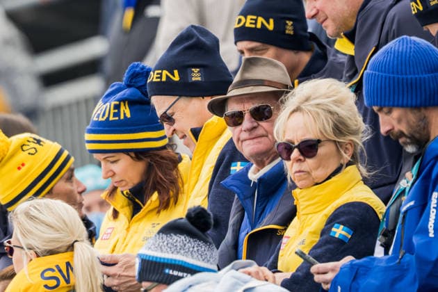 260212 King Carl XVI Gustaf of Sweden in the stands at the women s 10km free technique individual start cross-country skiing race during day 6 of the 2026 Winter Olympics on February 12, 2026 in Val di Fiemme. Photo: Maxim Thore BILDBYRAN kod MT MT0975 skidor cross-country skiing langrenn Olympic Games, Olympische Spiele, Olympia, OS olympics winter olympics os ol olympiska spel vinter-os olympiske leker milano cortina 2026 milan cortina 2026 milano cortina 2026 olympic games milano cortina 2026 winter olympic games milano cortina-os milano cortina-ol vinter-ol 6 bbeng individuell start 10 km *** 260212 King Carl XVI Gustaf of Sweden in the stands at the women s 10km free technique individual start cross country skiing race during day 6 of the 2026 Winter Olympics on February 12, 2026 in Val di Fiemme Photo Maxim Thore BILDBYRAN kod MT MT0975 skidor cross country skiing langrenn olympic games olympics winter olympics os ol olympiska spel vinter os olympiske leker milano cortina 2026 milan cortina 2026 milano cortina 2026 olympic games milano cortina 2026 winter olympic games milano cortina os milano cortina ol vinter ol 6 bbeng individuell start 10 km  Copyright: MAXIMxTHORE BB260212MT065