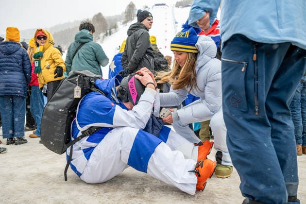 260212 Walter Wallberg of Sweden looks dejected after men™s freestyle skiing moguls qualification final day 6 of the 2026 Winter Olympics on February 12, 2026 in Livigno. Photo: Vegard Grott BILDBYRAN kod VG VG0870 bbeng Olympic Games, Olympische Spiele, Olympia, OS olympics winter olympics os ol olympiska spel vinter-os olympiske leker milano cortina 2026 milan cortina 2026 milano cortina 2026 olympic games milano cortina 2026 winter olympic games milano cortina-os milano cortina-ol vinter-ol freeskiing freeski freestyle friski moguls puckelpist kulekjoring finale final sverige sweden depp *** 260212 Walter Wallberg of Sweden looks dejected after men™s freestyle skiing moguls qualification final day 6 of the 2026 Winter Olympics on February 12, 2026 in Livigno Photo Vegard Grott BILDBYRAN kod VG VG0870 bbeng olympic games olympics winter olympics os ol olympiska spel vinter os olympiske leker milano cortina 2026 milan cortina 2026 milano cortina 2026 olympic games milano cortina 2026 winter olympic games milano cortina os milano cortina ol vinter ol freeskiing freeski freestyle friski moguls puckelpist kulekjoring finale final sverige sweden depp  Copyright: VEGARDxGRoTT BB260212VG042