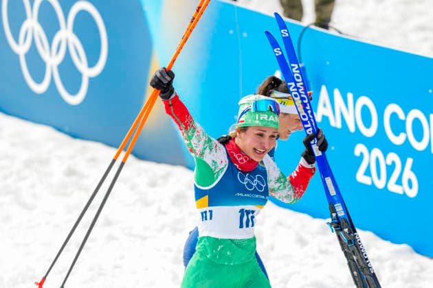 Winter Olympics in Milan Cortina 2026 Val di Fiemme, Italy 20260212. Samaneh Beyrami Baher from Iran after the women s cross-country 10 km skating at Lago di Tesero during the Milan Cortina 2026 Winter Olympics. Photo: Lise Aaserud NTB Val di Fiemme Italy EDITORIAL USE ONLY. RESTRICTED USE FOR BETTING COMPANIES Ref:_SPO36nduuOjNuc.jpg *** Winter Olympics in Milan Cortina 2026 Val di Fiemme, Italy 20260212 Samaneh Beyrami Baher from Iran after the women s cross country 10 km skating at Lago di Tesero during the Milan Cortina 2026 Winter Olympics Photo Lise Aaserud NTB Val di Fiemme Italy EDITORIAL USE ONLY RESTRICTED USE FOR BETTING COMPANIES  Copyright: xLisexAserudx xNTBx