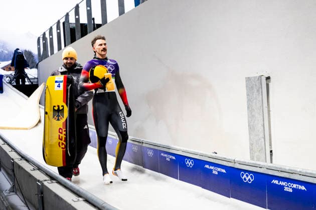 260212 Axel Jungk of Germany competes in men™s skeleton round 1 during day 6 of the 2026 Winter Olympics on February 12, 2026 in Cortina. Photo: Jon Olav Nesvold BILDBYRAN COP 217 JE0120 skeleton Olympic Games, Olympische Spiele, Olympia, OS olympics winter olympics os ol olympiska spel vinter-os olympiske leker milano cortina 2026 milan cortina 2026 milano cortina 2026 olympic games milano cortina 2026 winter olympic games milano cortina-os milano cortina-ol vinter-ol 6 bbeng *** 260212 Axel Jungk of Germany competes in men™s skeleton round 1 during day 6 of the 2026 Winter Olympics on February 12, 2026 in Cortina Photo Jon Olav Nesvold BILDBYRAN COP 217 JE0120 skeleton olympic games olympics winter olympics os ol olympiska spel vinter os olympiske leker milano cortina 2026 milan cortina 2026 milano cortina 2026 olympic games milano cortina 2026 winter olympic games milano cortina os milano cortina ol vinter ol 6 bbeng  Copyright: JONxOLAVxNESVOLD BB260212JE044