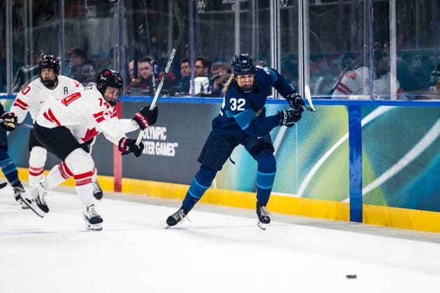 260212 Renata Fast of Canada and Emilia Vesa of Finland in the women s Ice hockey, Eishockey game between Finland and Canada during day 6 of the 2026 Winter Olympics on February 12, 2026 in Milan. Photo: Emma Wallskog BILDBYRAN kod EW EW0630 ishockey ice hockey Olympic Games, Olympische Spiele, Olympia, OS olympics winter olympics os ol olympiska spel vinter-os olympiske leker milano cortina 2026 milan cortina 2026 milano cortina 2026 olympic games milano cortina 2026 winter olympic games milano cortina-os milano cortina-ol vinter-ol 6 bbeng dam kanada canada finland *** 260212 Renata Fast of Canada and Emilia Vesa of Finland in the women s ice hockey game between Finland and Canada during day 6 of the 2026 Winter Olympics on February 12, 2026 in Milan Photo Emma Wallskog BILDBYRAN kod EW EW0630 ishockey ice hockey olympic games olympics winter olympics os ol olympiska spel vinter os olympiske leker milano cortina 2026 milan cortina 2026 milano cortina 2026 olympic games milano cortina 2026 winter olympic games milano cortina os milano cortina ol vinter ol 6 bbeng dam kanada canada finland  Copyright: EMMAxWALLSKOG BB260212EW058
