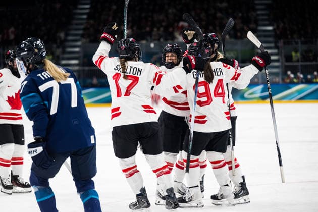 260212 Kristin O Neill of Canada celebrates after scoring 0-3 in the women s Ice hockey, Eishockey game between Finland and Canada during day 6 of the 2026 Winter Olympics on February 12, 2026 in Milan. Photo: Emma Wallskog BILDBYRAN kod EW EW0630 ishockey ice hockey Olympic Games, Olympische Spiele, Olympia, OS olympics winter olympics os ol olympiska spel vinter-os olympiske leker milano cortina 2026 milan cortina 2026 milano cortina 2026 olympic games milano cortina 2026 winter olympic games milano cortina-os milano cortina-ol vinter-ol 6 bbeng dam kanada canada finland jubel *** 260212 Kristin O Neill of Canada celebrates after scoring 0 3 in the women s ice hockey game between Finland and Canada during day 6 of the 2026 Winter Olympics on February 12, 2026 in Milan Photo Emma Wallskog BILDBYRAN code EW EW0630 ice hockey ice hockey olympic games olympics winter olympics os ol olympiska spel vinter os olympiske leker milano cortina 2026 milan cortina 2026 milano cortina 2026 olympic games milano cortina 2026 winter olympic games milano cortina os milano cortina ol vinter ol 6 bbeng dam kanada canada finland jubel  Copyright: EMMAxWALLSKOG BB260212EW071