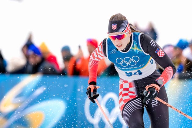 OLYMPICS - Winter Olympic Games, Olympische Spiele, Olympia, OS Milano Cortina 2026 TESERO,ITALY,12.FEB.26 - OLYMPICS, NORDIC SKIING, CROSS COUNTRY SKIING - Winter Olympic Games Milano Cortina 2026, 10km women, interval start free. Image shows Tena Hadzic (CRO).  GEPAxpictures xMatthiasxTrinkl