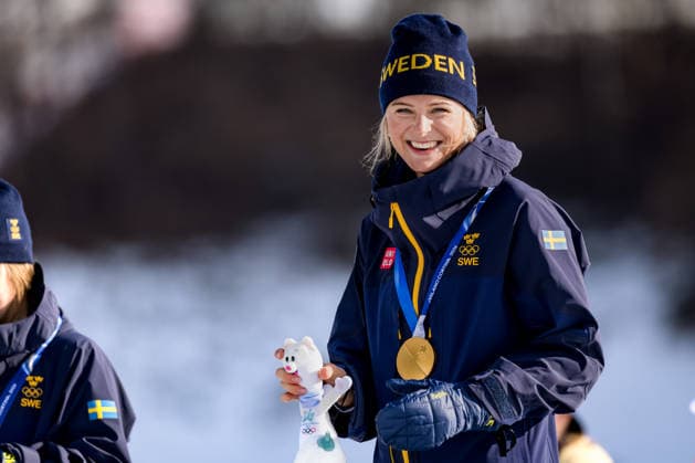 OLYMPICS - Winter Olympic Games, Olympische Spiele, Olympia, OS Milano Cortina 2026 TESERO,ITALY,12.FEB.26 - OLYMPICS, NORDIC SKIING, CROSS COUNTRY SKIING - Winter Olympic Games Milano Cortina 2026, 10km women, interval start free. Image shows Frida Karlsson (SWE). Keywords: medal.  GEPAxpictures xMatthiasxTrinkl