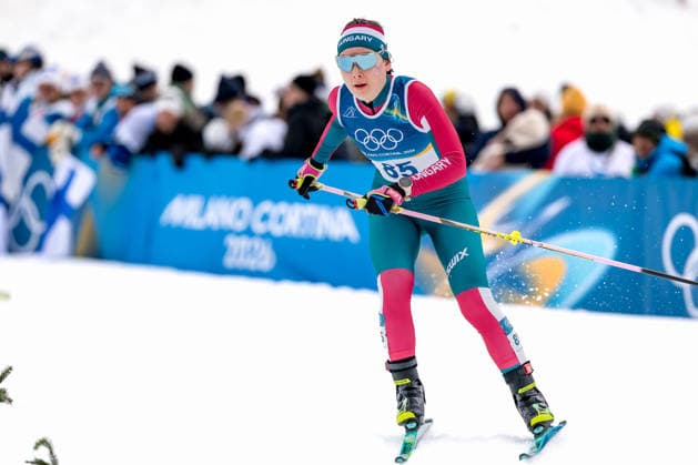 OLYMPICS - Winter Olympic Games, Olympische Spiele, Olympia, OS Milano Cortina 2026 TESERO,ITALY,12.FEB.26 - OLYMPICS, NORDIC SKIING, CROSS COUNTRY SKIING - Winter Olympic Games Milano Cortina 2026, 10km women, interval start free. Image shows Lara Vanda Laczko (HUN).  GEPAxpictures xMatthiasxTrinkl