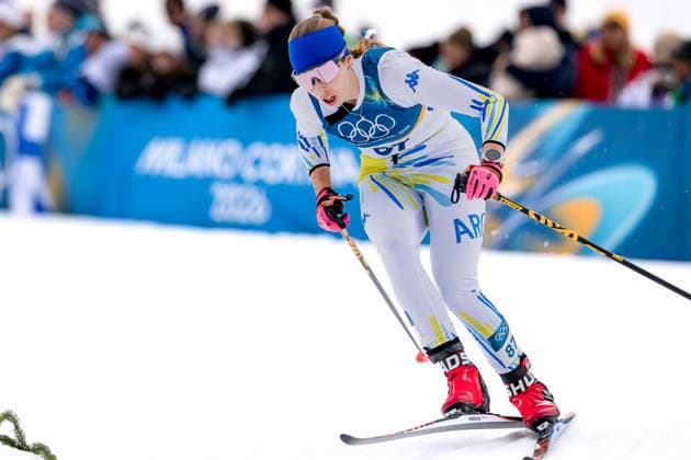 OLYMPICS - Winter Olympic Games, Olympische Spiele, Olympia, OS Milano Cortina 2026 TESERO,ITALY,12.FEB.26 - OLYMPICS, NORDIC SKIING, CROSS COUNTRY SKIING - Winter Olympic Games Milano Cortina 2026, 10km women, interval start free. Image shows Agustina Groetzner (ARG).  GEPAxpictures xMatthiasxTrinkl