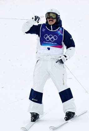 (260212) -- LIVIGNO, Feb. 12, 2026 -- Horishima Ikuma of Japan reacts after the freestyle skiing men s moguls final at the Milan-Cortina 2026 Olympic Winter games, Winterspiele,Spiele, Summer games in Livigno, Italy, Feb. 12, 2026. ) (MICO2026)ITALY-LIVIGNO-OLYMPIC WINTER GAMES-FREESTYLE SKIING MEN S MOGULS-FINAL WangxPeng 