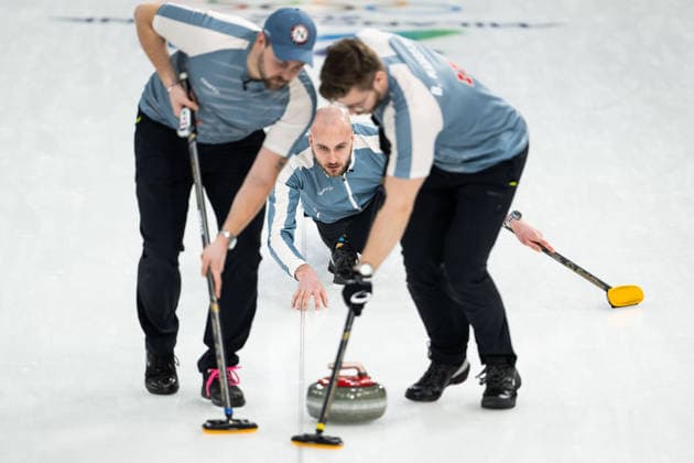 260212 Magnus Ramsfjell of Norway compete in a men s round robin curling match during day 6 of the 2026 Winter Olympics on February 12, 2026 in Cortina. Photo: Joel Marklund BILDBYRAN kod JM JE0119 bbeng curling Olympic Games, Olympische Spiele, Olympia, OS olympics winter olympics os ol olympiska spel vinter-os olympiske leker milano cortina 2026 milan cortina 2026 milano cortina 2026 olympic games milano cortina 2026 winter olympic games milano cortina-os milano cortina-ol vinter-ol Norway norge *** 260212 Magnus Ramsfjell of Norway compete in a men s round robin curling match during day 6 of the 2026 Winter Olympics on February 12, 2026 in Cortina Photo Joel Marklund BILDBYRAN kod JM JE0119 bbeng curling olympic games olympics winter olympics os ol olympiska spel vinter os olympiske leker milano cortina 2026 milan cortina 2026 milano cortina 2026 olympic games milano cortina 2026 winter olympic games milano cortina os milano cortina ol vinter ol Norway norge  Copyright: JOELxMARKLUND BB260212JM151