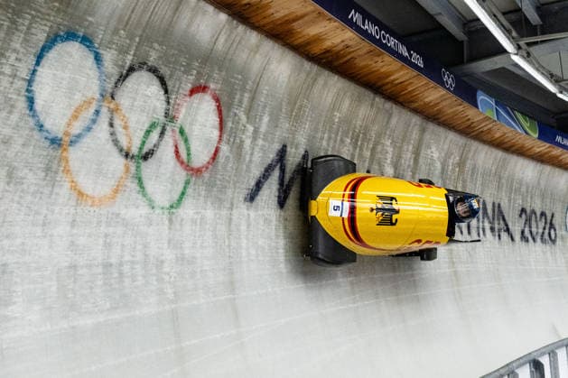 Laura Nolte ( Germany ), Women™s Monobob, Milano Cortina 2026 Olympic Games, Olympische Spiele, Olympia, OS 12-02-2026 *** Laura Nolte Germany , Women™s Monobob, Milano Cortina 2026 Olympic Games 12 02 2026 Copyright: HMBxMedia MarcxNiemeyer