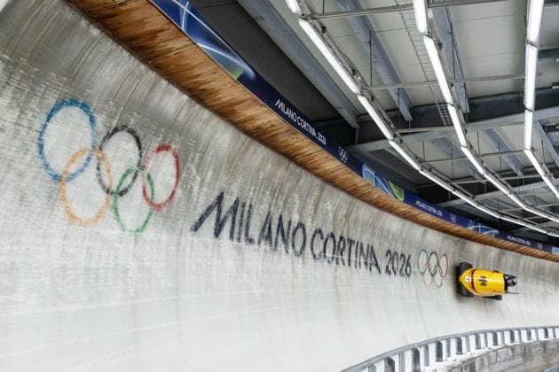 Laura Nolte ( Germany ), Women™s Monobob, Milano Cortina 2026 Olympic Games, Olympische Spiele, Olympia, OS 12-02-2026 *** Laura Nolte Germany , Women™s Monobob, Milano Cortina 2026 Olympic Games 12 02 2026 Copyright: HMBxMedia MarcxNiemeyer