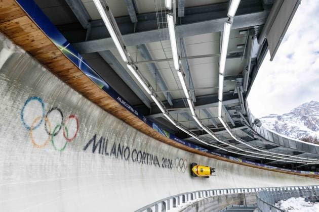 Laura Nolte ( Germany ), Women™s Monobob, Milano Cortina 2026 Olympic Games, Olympische Spiele, Olympia, OS 12-02-2026 *** Laura Nolte Germany , Women™s Monobob, Milano Cortina 2026 Olympic Games 12 02 2026 Copyright: HMBxMedia MarcxNiemeyer