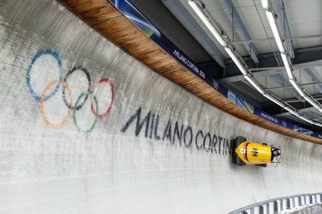 Laura Nolte ( Germany ), Women™s Monobob, Milano Cortina 2026 Olympic Games, Olympische Spiele, Olympia, OS 12-02-2026 *** Laura Nolte Germany , Women™s Monobob, Milano Cortina 2026 Olympic Games 12 02 2026 Copyright: HMBxMedia MarcxNiemeyer