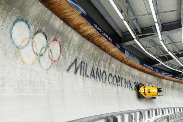 Lisa Buckwitz ( Germany ), Women™s Monobob, Milano Cortina 2026 Olympic Games, Olympische Spiele, Olympia, OS 12-02-2026 *** Lisa Buckwitz Germany , Women™s Monobob, Milano Cortina 2026 Olympic Games 12 02 2026 Copyright: HMBxMedia MarcxNiemeyer