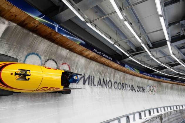 Kim Kalicki ( Germany ), Women™s Monobob, Milano Cortina 2026 Olympic Games, Olympische Spiele, Olympia, OS 12-02-2026 *** Kim Kalicki Germany , Women™s Monobob, Milano Cortina 2026 Olympic Games 12 02 2026 Copyright: HMBxMedia MarcxNiemeyer