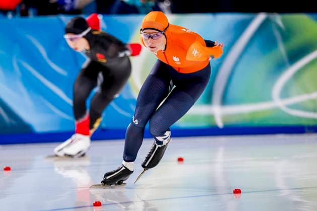 Marijke Groenewoud of the Netherlands Women s 5000m, Milano Cortina 2026 Winter Olympics: Day 6, Speed skating, Eisschnelllauf - Milano Cortina 2026 Winter Olympics: Day 6, Milano Speed Skating Stadium, February 12, 2026, Milan, Italy.