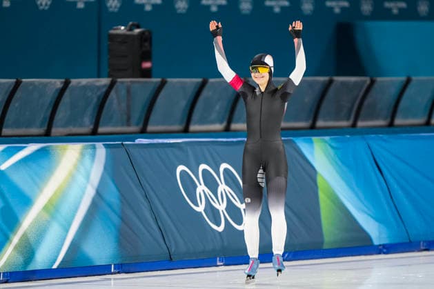 2026-02-12 - Milano Cortina 2026 Winter Olympics 5000m Women MILAN, ITALY - FEBRUARY 12: Maira Jasch of Germany during the 5000m Women of the Milano Cortina 2026 Winter Olympics at the Milano Speed skating, Eisschnelllauf Arena on February 12, 2026 in Milan, Italy Milan Milano Speed Skating Arena Italy Content not available for redistribution in The Netherlands directly or indirectly through any third parties. Copyright: xAndrexWeeningx
