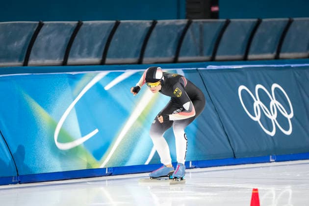 2026-02-12 - Milano Cortina 2026 Winter Olympics 5000m Women MILAN, ITALY - FEBRUARY 12: Maira Jasch of Germany during the 5000m Women of the Milano Cortina 2026 Winter Olympics at the Milano Speed skating, Eisschnelllauf Arena on February 12, 2026 in Milan, Italy Milan Milano Speed Skating Arena Italy Content not available for redistribution in The Netherlands directly or indirectly through any third parties. Copyright: xAndrexWeeningx