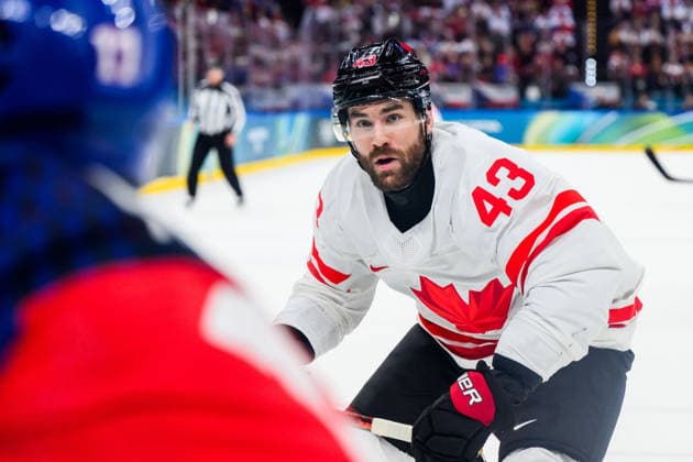 260212 Tom Wilson of Canada in the men s Ice hockey, Eishockey game between Czech Republic and Canada during day 6 of the 2026 Winter Olympics on February 12, 2026 in Milan. Photo: Carl Sandin BILDBYRAN kod CS CS0874 ishockey ice hockey Olympic Games, Olympische Spiele, Olympia, OS olympics winter olympics os ol olympiska spel vinter-os olympiske leker milano cortina 2026 milan cortina 2026 milano cortina 2026 olympic games milano cortina 2026 winter olympic games milano cortina-os milano cortina-ol vinter-ol 6 bbeng tjeckien czech republic kanada canada *** 260212 Tom Wilson of Canada in the men s ice hockey game between Czech Republic and Canada during day 6 of the 2026 Winter Olympics on February 12, 2026 in Milan Photo Carl Sandin BILDBYRAN kod CS CS0874 ishockey ice hockey olympic games olympics winter olympics os ol olympiska spel vinter os olympiske leker milano cortina 2026 milan cortina 2026 milano cortina 2026 olympic games milano cortina 2026 winter olympic games milano cortina os milano cortina ol vinter ol 6 bbeng tjeckien czech republic kanada canada  Copyright: CARLxSANDIN BB260212CS100