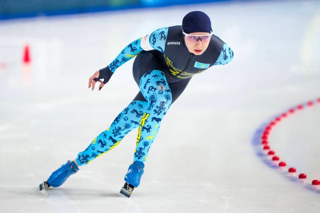 2026-02-12 - Milano Cortina 2026 Winter Olympics 5000m Women MILAN, ITALY - FEBRUARY 12: Nadezhda Morozova of Kazakhstan during the 5000m Women of the Milano Cortina 2026 Winter Olympics at the Milano Speed skating, Eisschnelllauf Arena on February 12, 2026 in Milan, Italy Milan Milano Speed Skating Arena Italy Content not available for redistribution in The Netherlands directly or indirectly through any third parties. Copyright: xAndrexWeeningx