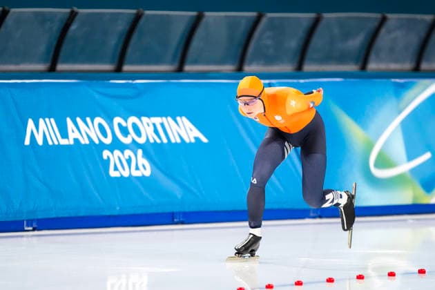 2026-02-12 - Milano Cortina 2026 Winter Olympics 5000m Women MILAN, ITALY - FEBRUARY 12: Marijke Groenewoud of Netherlands during the 5000m Women of the Milano Cortina 2026 Winter Olympics at the Milano Speed skating, Eisschnelllauf Arena on February 12, 2026 in Milan, Italy Milan Milano Speed Skating Arena Italy Content not available for redistribution in The Netherlands directly or indirectly through any third parties. Copyright: xAndrexWeeningx