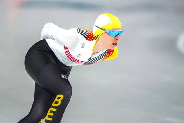 2026-02-12 - Milano Cortina 2026 Winter Olympics 5000m Women MILAN, ITALY - FEBRUARY 12: Sandrine Tas of Belgium during the 5000m Women of the Milano Cortina 2026 Winter Olympics at the Milano Speed skating, Eisschnelllauf Arena on February 12, 2026 in Milan, Italy Milan Milano Speed Skating Arena Italy Content not available for redistribution in The Netherlands directly or indirectly through any third parties. Copyright: xAndrexWeeningx