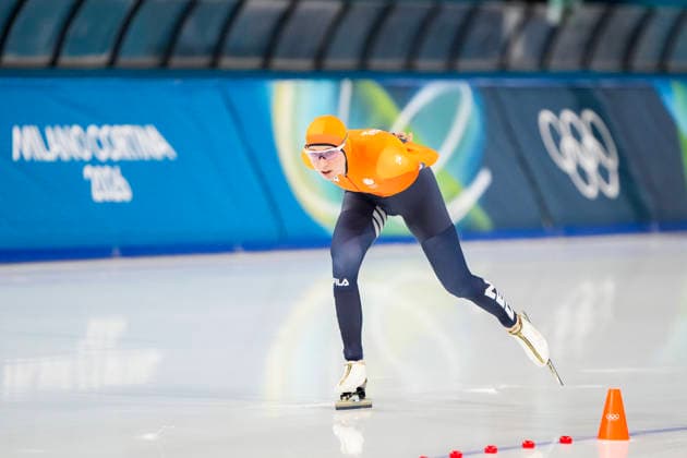 2026-02-12 - Milano Cortina 2026 Winter Olympics 5000m Women MILAN, ITALY - FEBRUARY 12: Merel Conijn of Netherlands during the 5000m Women of the Milano Cortina 2026 Winter Olympics at the Milano Speed skating, Eisschnelllauf Arena on February 12, 2026 in Milan, Italy Milan Milano Speed Skating Arena Italy Content not available for redistribution in The Netherlands directly or indirectly through any third parties. Copyright: xAndrexWeeningx