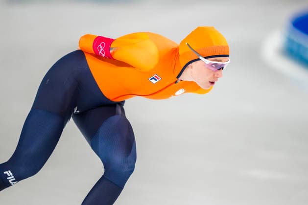 2026-02-12 - Milano Cortina 2026 Winter Olympics 5000m Women MILAN, ITALY - FEBRUARY 12: Merel Conijn of Netherlands during the 5000m Women of the Milano Cortina 2026 Winter Olympics at the Milano Speed skating, Eisschnelllauf Arena on February 12, 2026 in Milan, Italy Milan Milano Speed Skating Arena Italy Content not available for redistribution in The Netherlands directly or indirectly through any third parties. Copyright: xAndrexWeeningx