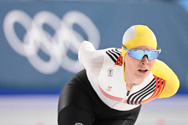 XXV Winter Olympic Games, Olympische Spiele, Olympia, OS Speed skating, Eisschnelllauf - women, 5000m in Milan, Italy, February 9, 2026. Sandrine Tas of Belgium. (CTKxPhoto MichalxKamaryt) CTKPhotoP2026021209082  CTKPhotoP2026021209082