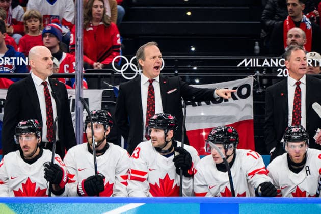 260212 Head coach Jon Cooper of Canada in the men s Ice hockey, Eishockey game between Czech Republic and Canada during day 6 of the 2026 Winter Olympics on February 12, 2026 in Milan. Photo: Carl Sandin BILDBYRAN kod CS CS0874 ishockey ice hockey Olympic Games, Olympische Spiele, Olympia, OS olympics winter olympics os ol olympiska spel vinter-os olympiske leker milano cortina 2026 milan cortina 2026 milano cortina 2026 olympic games milano cortina 2026 winter olympic games milano cortina-os milano cortina-ol vinter-ol 6 bbeng tjeckien czech republic kanada canada *** 260212 Head coach Jon Cooper of Canada in the men s ice hockey game between Czech Republic and Canada during day 6 of the 2026 Winter Olympics on February 12, 2026 in Milan Photo Carl Sandin BILDBYRAN kod CS CS0874 ishockey ice hockey olympic games olympics winter olympics os ol olympiska spel vinter os olympiske leker milano cortina 2026 milan cortina 2026 milano cortina 2026 olympic games milano cortina 2026 winter olympic games milano cortina os milano cortina ol vinter ol 6 bbeng tjeckien czech republic kanada canada  Copyright: CARLxSANDIN BB260212CS112