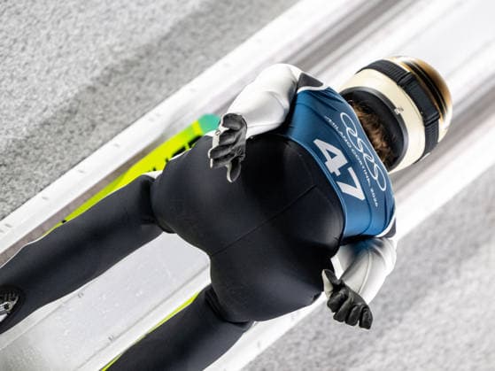 OLYMPICS - Winter Olympic Games, Olympische Spiele, Olympia, OS Milano Cortina 2026 PREDAZZO,ITALY,12.FEB.26 - OLYMPICS, NORDIC SKIING, Ski jumping, Skispringen, Ski, nordisch - Winter Olympic Games Milano Cortina 2026, large hill, women, training. Image shows Anna Odine Stroem (NOR).  GEPAxpictures xOliverxLerch