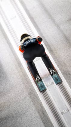 OLYMPICS - Winter Olympic Games, Olympische Spiele, Olympia, OS Milano Cortina 2026 PREDAZZO,ITALY,12.FEB.26 - OLYMPICS, NORDIC SKIING, Ski jumping, Skispringen, Ski, nordisch - Winter Olympic Games Milano Cortina 2026, large hill, women, training. Image shows Heidi Dyhre Traaserud (NOR).  GEPAxpictures xOliverxLerch