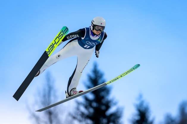 OLYMPICS - Winter Olympic Games, Olympische Spiele, Olympia, OS Milano Cortina 2026 PREDAZZO,ITALY,12.FEB.26 - OLYMPICS, NORDIC SKIING, Ski jumping, Skispringen, Ski, nordisch - Winter Olympic Games Milano Cortina 2026, large hill, women, training. Image shows Kira Maria Kapustikova (SVK).  GEPAxpictures xMatthiasxTrinkl