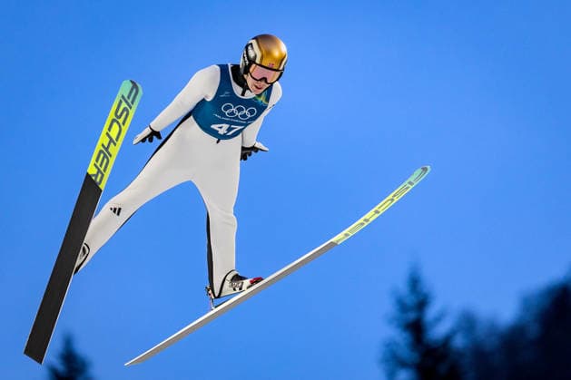 OLYMPICS - Winter Olympic Games, Olympische Spiele, Olympia, OS Milano Cortina 2026 PREDAZZO,ITALY,12.FEB.26 - OLYMPICS, NORDIC SKIING, Ski jumping, Skispringen, Ski, nordisch - Winter Olympic Games Milano Cortina 2026, large hill, women, training. Image shows Anna Odine Stroem (NOR).  GEPAxpictures xMatthiasxTrinkl