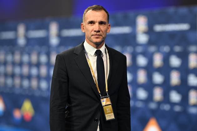 50th UEFA Congress & 2026 2027 UEFA Nations League - League phase draw BRUSSELS, BELGIUM - FEBRUARY 12 : Andriy Shevchenko pictured during 50th Ordinary UEFA Congress & 2026 2027 UEFA Nations League - League phase draw in Brussels Expo on February 12, 2026 in Brussels, Belgium, 12 02 2026 Brussels Belgium  Copyright: xNicoxVereeckenx