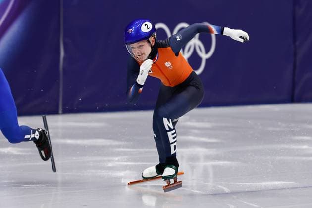 MILAN , 12-02-2026 , Milano Ice Skating Arena , Olympic Winter games, Winterspiele,Spiele, Summer games 2026 - Short Track 500m ladies - 1000m men , Picture shows Xandra Velzeboer Olympic Winter Games 2026 - Short Track 500m ladies - 1000m men  x201530524x Copyright: