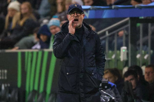 Wolfsburg, Deutschland 12. Februar 2026: UEFA Champions League Frauen - 2025 2026 - 1 8 Finale - VfL Wolfsburg vs. Juventus Turin Im Bild: Trainer Massimiliano Canzi (Juventus Turin) Copyright: HMBxMedia MadeleinexFantini