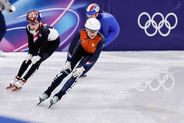 MILAN , 12-02-2026 , Milano Ice Skating Arena , Olympic Winter games, Winterspiele,Spiele, Summer games 2026 - Short Track 500m ladies - 1000m men , Picture shows Olympic Winter Games 2026 - Short Track 500m ladies - 1000m men  x201530973x Copyright: