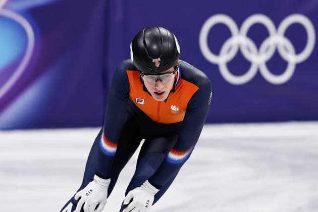 MILAN , 12-02-2026 , Milano Ice Skating Arena , Olympic Winter games, Winterspiele,Spiele, Summer games 2026 - Short Track 500m ladies - 1000m men , Picture shows Teun Boer Olympic Winter Games 2026 - Short Track 500m ladies - 1000m men  x201531041x Copyright: