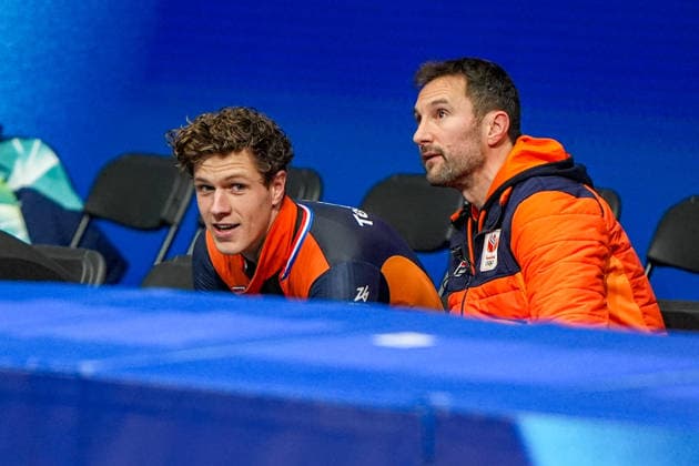 2026-02-12 - Milano Cortina 2026 Winter Olympics MILAN, ITALY - FEBRUARY 12: Teun Boer of Netherlands performing on the Short Track Speed skating, Eisschnelllauf Men s 1000m Quaterfinals during the Milano Cortina 2026 Winter Olympics at the Milano Ice Skating Arena on February 12, 2026 in Milan, Italy Milan Milano Ice Skating Arena Italy Content not available for redistribution in The Netherlands directly or indirectly through any third parties. Copyright: xAndrexWeeningx