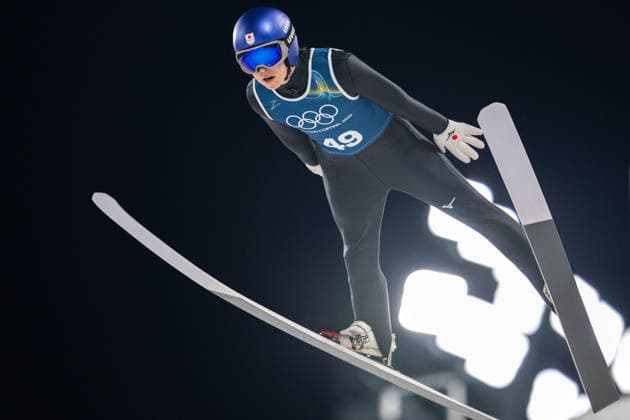 OLYMPICS - Winter Olympic Games, Olympische Spiele, Olympia, OS Milano Cortina 2026 PREDAZZO,ITALY,12.FEB.26 - OLYMPICS, NORDIC SKIING, Ski jumping, Skispringen, Ski, nordisch - Winter Olympic Games Milano Cortina 2026, large hill, men, training. Image shows Ryoyu Kobayashi (JPN).  GEPAxpictures xOliverxLerch