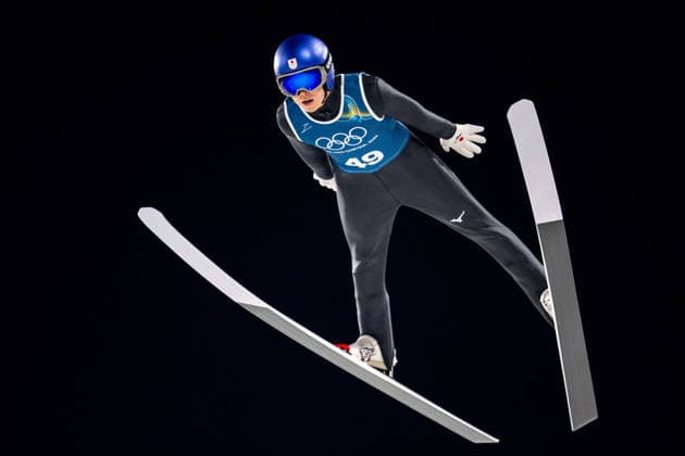 OLYMPICS - Winter Olympic Games, Olympische Spiele, Olympia, OS Milano Cortina 2026 PREDAZZO,ITALY,12.FEB.26 - OLYMPICS, NORDIC SKIING, Ski jumping, Skispringen, Ski, nordisch - Winter Olympic Games Milano Cortina 2026, large hill, men, training. Image shows Ryoyu Kobayashi (JPN).  GEPAxpictures xOliverxLerch