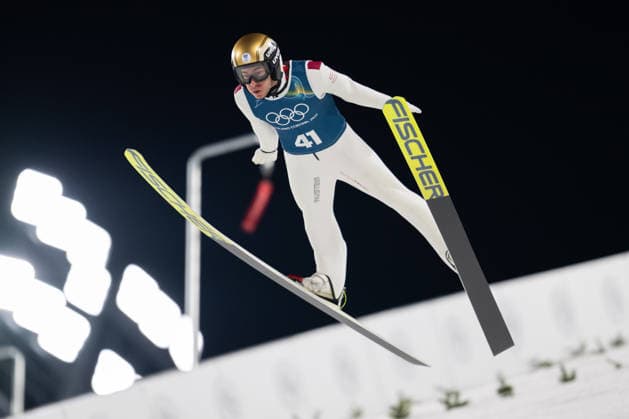 OLYMPICS - Winter Olympic Games, Olympische Spiele, Olympia, OS Milano Cortina 2026 PREDAZZO,ITALY,12.FEB.26 - OLYMPICS, NORDIC SKIING, Ski jumping, Skispringen, Ski, nordisch - Winter Olympic Games Milano Cortina 2026, large hill, men, training. Image shows Stefan Kraft (AUT).  GEPAxpictures xOliverxLerch