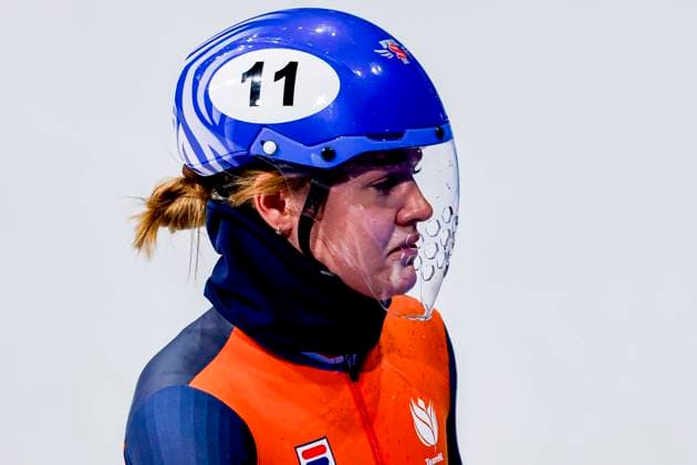 Michelle Velzeboer of the Netherlands looks dejected after Women s 500m Semifinals, Milano Cortina 2026 Winter Olympics: Day 6, Short Track Speed skating, Eisschnelllauf - Milano Cortina 2026 Winter Olympics: Day 6, Milano Speed Skating Stadium, February 12, 2026, Milan, Italy.