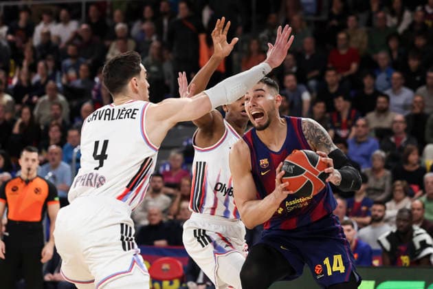 February 12, 2026, Barcelona, Barcelona, Spain: Willy Hernangomez of FC Barcelona, Barca in action during the EuroLeague Regular Season Round 28 match played between FC Barcelona and Paris Basketball at Palau Blaugrana on February 12, 2026 in Barcelona, Spain. Barcelona Spain - ZUMAa181 20260212_zaa_a181_039 Copyright: xJavierxBorregox