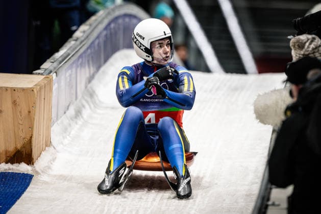 Yulianna Tunytska ( Ukraine ), Luge Team Relay, Milano Cortina 2026 Olympic Games, Olympische Spiele, Olympia, OS 12-02-2026 *** Yulianna Tunytska Ukraine , Luge Team Relay, Milano Cortina 2026 Olympic Games 12 02 2026 Copyright: HMBxMedia MarcxNiemeyer