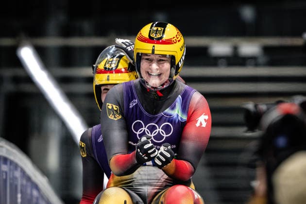Dajana Eitberger Magdalena Matschina ( Deutschland ), Luge Team Relay, Milano Cortina 2026 Olympic Games, Olympische Spiele, Olympia, OS 12-02-2026 *** Dajana Eitberger Magdalena Matschina Germany , Luge Team Relay, Milano Cortina 2026 Olympic Games 12 02 2026 Copyright: HMBxMedia MarcxNiemeyer