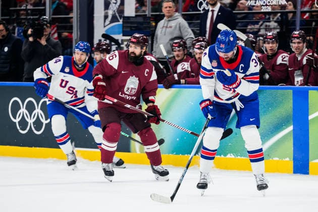260212 Auston Matthews of USA in the men s Ice hockey, Eishockey game between Latvia and USA during day 6 of the 2026 Winter Olympics on February 12, 2026 in Milan. Photo: Carl Sandin BILDBYRAN kod CS CS0875 ishockey ice hockey Olympic Games, Olympische Spiele, Olympia, OS olympics winter olympics os ol olympiska spel vinter-os olympiske leker milano cortina 2026 milan cortina 2026 milano cortina 2026 olympic games milano cortina 2026 winter olympic games milano cortina-os milano cortina-ol vinter-ol 6 bbeng lettland latvia usa *** 260212 Auston Matthews of USA in the men s ice hockey game between Latvia and USA during day 6 of the 2026 Winter Olympics on February 12, 2026 in Milan Photo Carl Sandin BILDBYRAN kod CS CS0875 ishockey ice hockey olympic games olympics winter olympics os ol olympiska spel vinter os olympiske leker milano cortina 2026 milan cortina 2026 milano cortina 2026 olympic games milano cortina 2026 winter olympic games milano cortina os milano cortina ol vinter ol 6 bbeng lettland latvia usa  Copyright: CARLxSANDIN BB260212CS199
